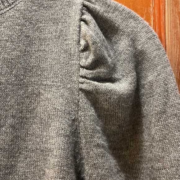 WAYF dark grey seater dress. Sz XS. Romantic sleeves Nordstrom Rack. NWT. - Picture 2 of 4